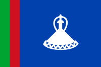 Lesothos historiska flagga