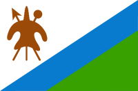 Lesothos historiska flagga